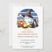 Ghost-Boo-Tastic-Camping-Halloween-Party Einladung (Vorderseite)