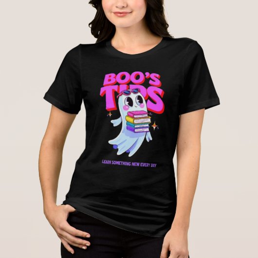 Ghost, boo Tri-Blend shirt (Vorderseite)