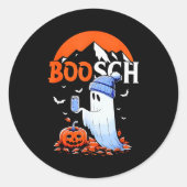 Ghost Boosch Beer Halloween Runder Aufkleber (Vorderseite)