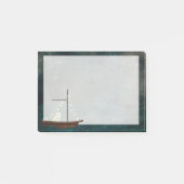 Ghost-Boot Notepad Post-it Klebezettel (Vorderseite)