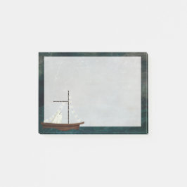 Ghost-Boot Notepad Post-it Klebezettel