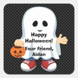 Ghost Boy | Kids Halloween Sticker