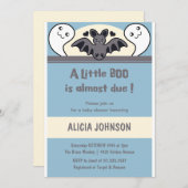 Ghost Boy Niedliche Halloween Kinderdusche Einladung (Vorne/Hinten)