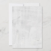 Ghost Bride Blue Brautparty Einladung (Rückseite)