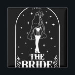 Ghost Bride Coven Gothic Halloween Wedding Bachelo Magnet<br><div class="desc">Ghost Bride Coven Gothic Halloween Wedding Bachelorette</div>