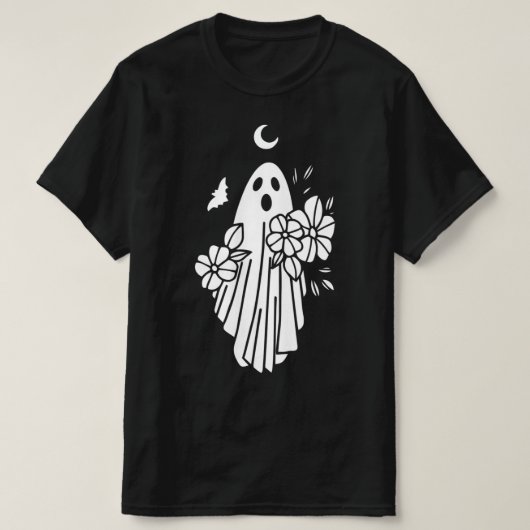 Ghost Bride Lazy Halloween Kostüm Spaß Geist Ghou T-Shirt (Design vorne)