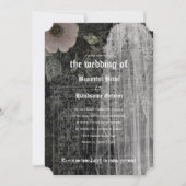 Ghost Bride Night Gothic Wedding Einladung (Vorderseite)