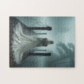 Ghost Bridge am Spuk See Puzzle (Horizontal)