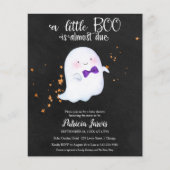 Ghost Budget Halloween Kinderdusche Einladung (Vorderseite)