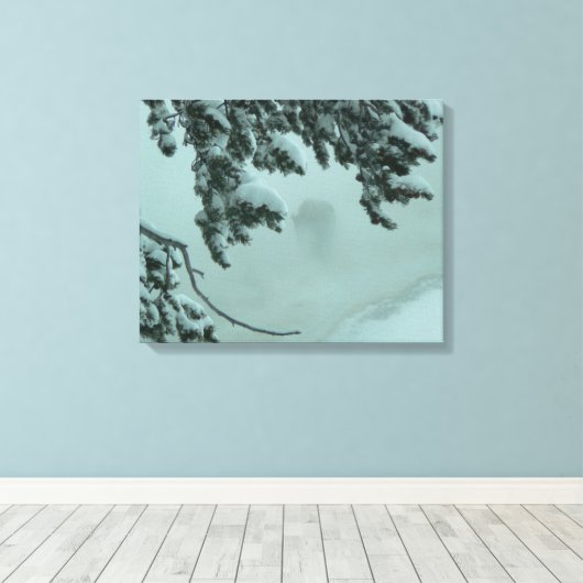 Ghost Buffalo Leinwanddruck (Insitu (Holzboden))