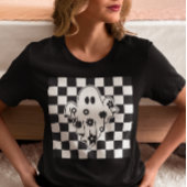 Ghost Buffalo Plaid Retro  Tri-Blend Shirt