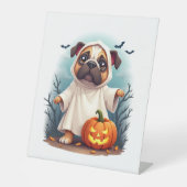 Ghost Bulldog Boo Sockelschild (Vorderseite)