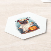 Ghost Bulldog Boo Untersetzer (angewinkelt)