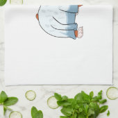 Ghost Bulldog Halloween Dog Geschirrtuch (Gefaltet)