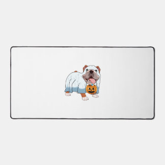 Ghost Bulldog Halloween Dog Schreibtischunterlage