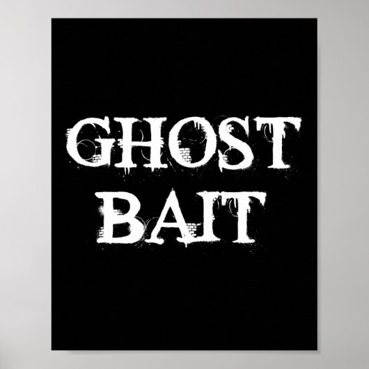 Ghost Byit Funny Paranormal Geisterjagd Beängstige Poster (Vorne)