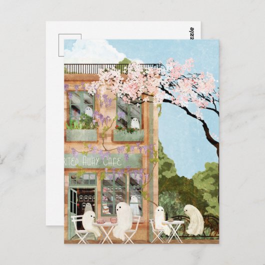 Ghost Cafe Postkarte (Vorne/Hinten)