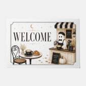 Ghost Café Willkommen Halloween Fußmatte (Vorderseite)