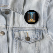 Ghost Campfire Camping Lover Forest Gothic Hallowe Button (Beispiel)