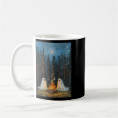 Ghost Campfire Camping Lover Forest Gothic Hallowe Kaffeetasse (Links)