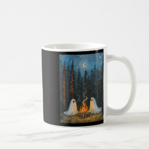 Ghost Campfire Camping Lover Forest Gothic Hallowe Kaffeetasse