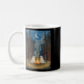 Ghost Campfire Camping Lover Forest Gothic Hallowe Kaffeetasse (Links)