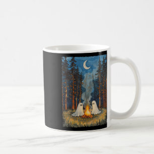 Ghost Campfire Camping Lover Forest Gothic Hallowe Kaffeetasse
