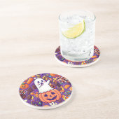 Ghost Candy Halloween Niedlich zu Spooky Getränkeuntersetzer (Seite)