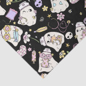 Ghost-Cartoon-Design Seidenpapier (Detail)