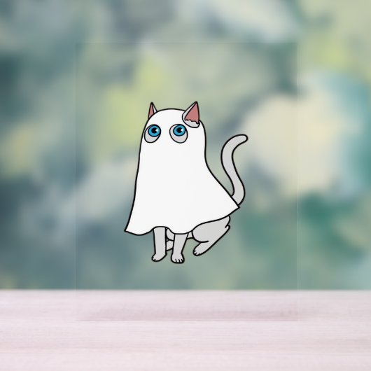 Ghost Cat Classic T - Shirt_1 Acrylschild (Neutral)
