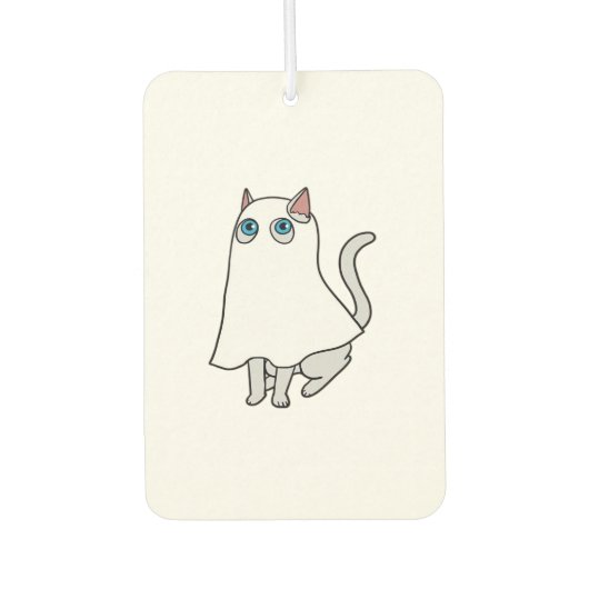 Ghost Cat Classic T-Shirt_1 Autolufterfrischer (Vorderseite)