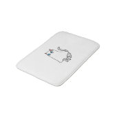 Ghost Cat Classic T - Shirt_1 Badematte (Schrägansicht)