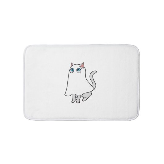 Ghost Cat Classic T - Shirt_1 Badematte (Vorderseite)