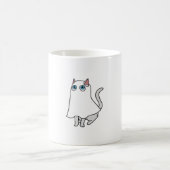 Ghost Cat Classic T - Shirt_1 Kaffeetasse (Mittel)