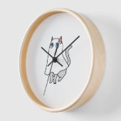 Ghost Cat Classic T - Shirt_1 Uhr (Winkel)