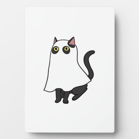 Ghost Cat Classic T - Shirt_2 Fotoplatte (Vorderseite)