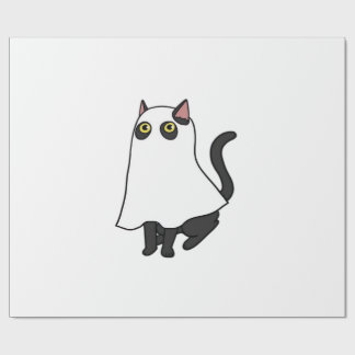 Ghost Cat Classic T-Shirt_2 Geschenkpapier