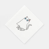 Ghost Cat Classic T - Shirt_2 Serviette (Ecke)