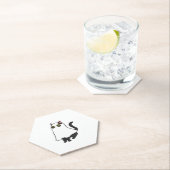 Ghost Cat Classic T - Shirt_2 Untersetzer (Vor Ort)