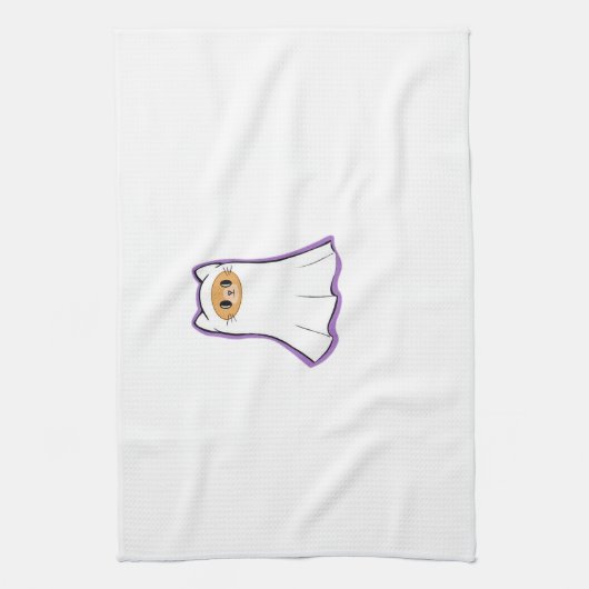 ghost cat Classic T - Shirt_3 Geschirrtuch (Vertikal)