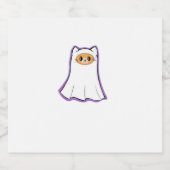 ghost cat Classic T - Shirt_3 Schaumweinetikett (Einzelnes Label)