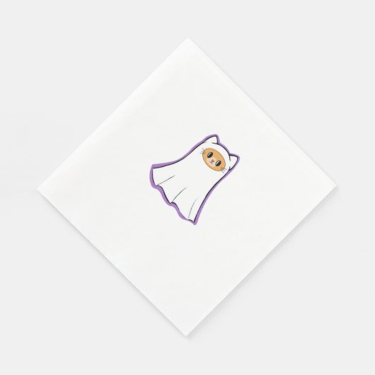 ghost cat Classic T - Shirt_3 Serviette (Ecke)