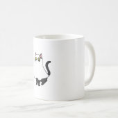 Ghost Cat Classic T-Shirt Kaffeetasse (VorderseiteRechts)