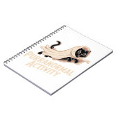 Ghost Cat Classic T - Shirt Notizblock (Linke Seite)