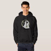 Ghost Cat Halloween Schnuckel Graphic Hoodie (Vorne ganz)