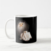 Ghost Cat Meme Funny Halloween Men Women Kids Kaffeetasse (Links)
