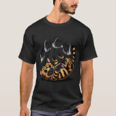 Ghost Cat Meme Funny Halloween Soky Kitty T-Shirt (Vorderseite)