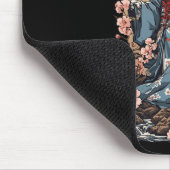 Ghost Cat mit Kimono Japanisch Yokai Folklore Desi Mousepad (Ecke)