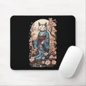 Ghost Cat mit Kimono Japanisch Yokai Folklore Desi Mousepad (Mit Mouse)