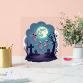 Ghost Cat Parade Acrylschild (Hochzeit)